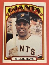 1972 Topps Baseball Card - #49 Willie Mays;  Great Card!!