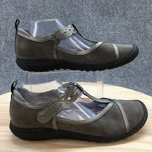JBU Jambu Shoes Womens 12 M Buttercup Casual TStrap Mary Jane Flats Gray Fabric - Picture 1 of 17