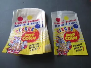 Huge Lot of 50 Old 1950's RINGLING Bros. CIRCUS - POPCORN Bags - BARNUM BAILEY - Picture 1 of 1
