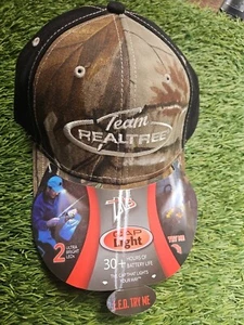 Team Realtree Powercap LED Hat Lighted Cap AP CAMO New With Tags - Picture 1 of 8