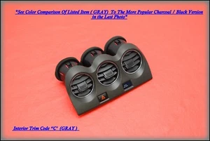 07–13 Nissan Altima OEM Center Dash A/C Vents w/ Hazard Switch – Gray Trim - Picture 1 of 5