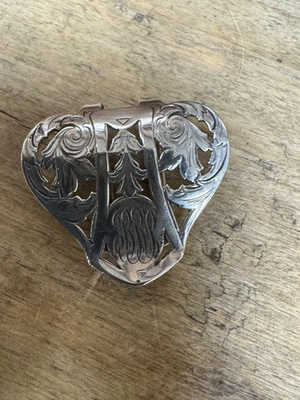 Clip de dinero antiguo de plata esterlina Webster Company EE. UU. Foto 1 de 4