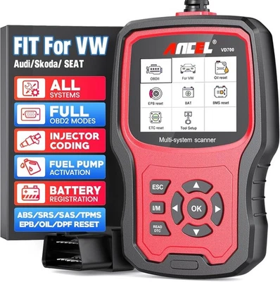 🔥2025 Ancel VD700 Pro Profi KFZ Diagnosegerät Auto OBD2 Scanner EPB DPF Für VAG - Bild 1 von 4