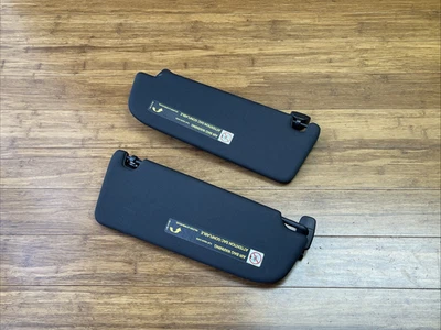 Audi A6 2012-2016 4G parasol delantero izquierdo y derecho negro con juego de espejos retrovisores OEM Foto 1 de 4