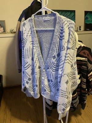 bachrach coogi style cardigan mens large - Image 1 of 3