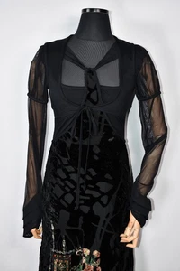 Vintage Save the Queen Italy Damen Avantgarde Kleid mit Bolero Schwarz L - Bild 1 von 16