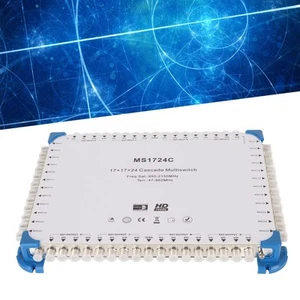 17x17x24 Cascade Multiswitch Professional Plug And Play Multi Channel Satell AP9 - Afbeelding 1 van 22