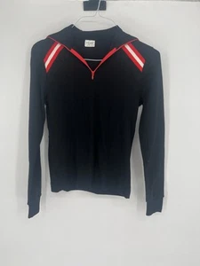 Maglione Mäser 1/4 zip donna L manica lunga MADE in AUSTRIA - Foto 1 di 4