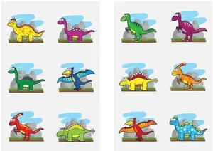 Dinosaur Tattoo Sheets - Picture 1 of 1