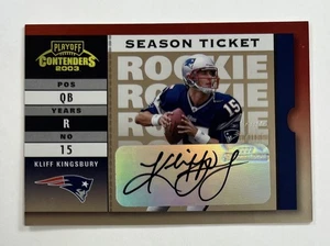 2003 Playoff Contenders Kliff Kingsbury Rookie Season Ticket Auto 141/879 AR136 - Picture 1 of 2