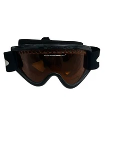 Vintage Oakley Ski Snow Goggles Black Frame Orange Lens Used - Picture 1 of 3