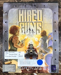 Hired Guns MS-DOS 3.5" Floppy 1993 PC Game Big Box & Disks Only Psygnosis - Picture 1 of 10