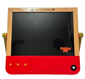 FAO Schwarz Sketch & Glow Easel–2-in-1 Light-Up Art Studio-W/. surface Scratches - Picture 1 of 10