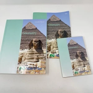 Math u See Geometry Instruction Manual DVD Used Test Booklet Homeschool 2009 - Picture 1 of 3