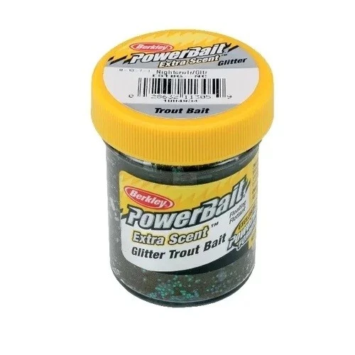 Berkley PowerBait Select Glitter Trout Bait 50g Nightcrawler Gltr Forellenteig - Bild 1 von 1