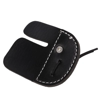 Archery Finger Tab Double Layer Protective Guard Pad Fingers Protector Shooting - Image 1 of 4