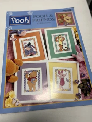 LEISURE ARTS CROSS STITCH POOH & FRIENDS 25 DESIGNS - Image 1 of 4