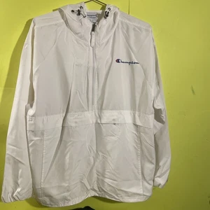 large Champion Waterproof Quarter Zip (white) - Picture 1 of 6