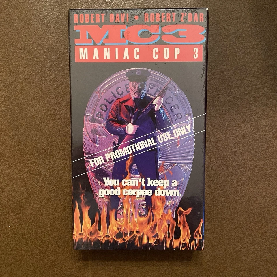 Maniac Cop 3 VHS 1993 Screener Promo Tape Brand New Sealed - Image 1 of 4