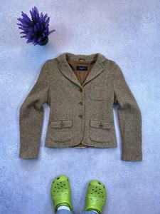 Weekend Max Mara Women's Tweed Blazer Jacket Size 6 - Picture 1 of 16