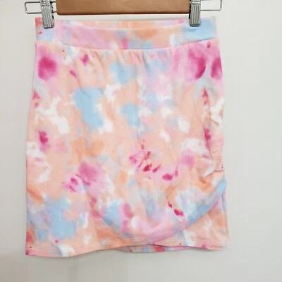 SO Faux Wrap Shirring Mini Skirt Sz S - Image 1 of 4