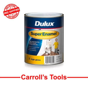 Dulux 1L Super Enamel Paint High Gloss White - Picture 1 of 1