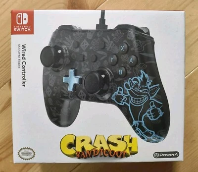 Nintendo Switch Controller - Crash Bandicoot Black Edition ⚡ - Bild 1 von 4