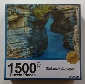 BRAND NEW SEALED Athabasca Falls Canyon 1500 Piece Puzzle Landscape Nature - Picture 1 of 6