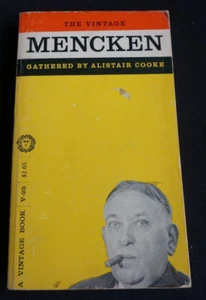 The Vintage Mencken Paperback Scopes Trial Alistair Cooke Essays Nietzsche - Picture 1 of 6