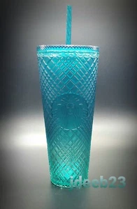 Starbucks Spring 2023 Tumbler Venti Subzero Verde Verde Verde Verde Acqua Gradiente 24 Oz - Foto 1 di 2