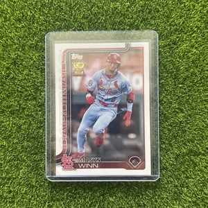 Masyn Winn 2025 Topps Series 1 #22 St. Louis Cardinals - Picture 1 of 2