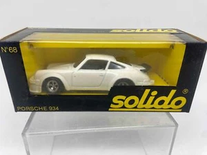 Solido 1/43 Scale Porsche 934 No 68 White Color w/box - Picture 1 of 4