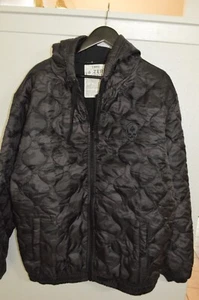 UNWORN Zero Foxtrot Woobie Hoodie BLACK DCU Camo Quilted ZIP UP LARGE mens - Picture 1 of 4