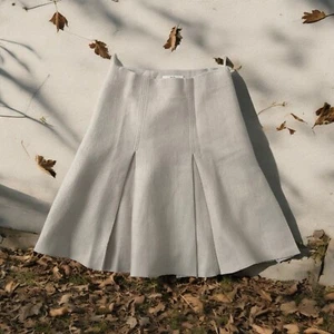 Vtg. Prada Wool Pleated Skirt Size 40 - Picture 1 of 4