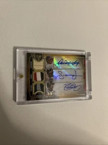 2024 Triple Threads Auto Relic Combo Dale Murphy, David Justice And Andrew Jones - Picture 1 of 5