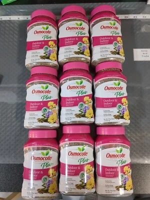 Paquete de 9 alimentos vegetales inteligentes para interiores/exteriores Osmocote Plus (2345212) 1 lb 15-9-12 #Z23 Foto 1 de 4