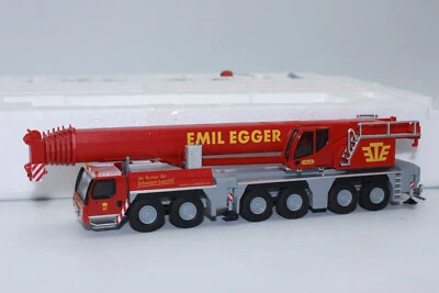 Herpa 317429 Liebherr Mobile Crane Ltm 1300-6.2 Emil Egger Swiss KRAN 1:87 H0 - Image 1 of 4