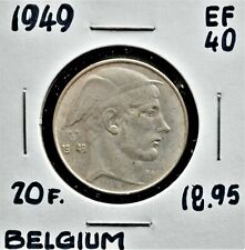 1949 Belgium 20 Francs