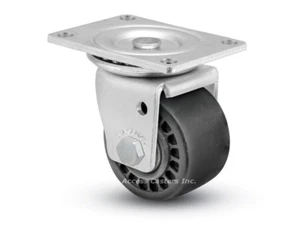 3SLPGS 3" Low Profile Swivel Plate Caster, Glass Filled Nylon Wheel, 700 lbs Cap - Picture 1 of 1