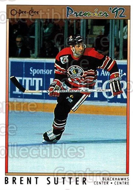1991-92 OPC Premier #156 Brent Sutter - Image 1 of 1