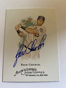 Ryan Church Signed 2008 Topps Allenn& Ginter New York Mets Card # 309 - Picture 1 of 1