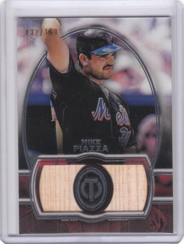 2019 Topps Tribute Mike Piazza Dual Bat card # 132/150 - Image 1 of 1