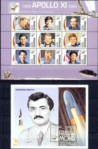 GHANA –1994– APOLLO XI 25TH ANNIVERSARY– VF** - Foto 1 di 1