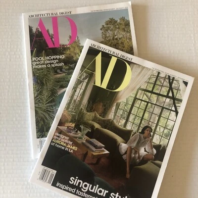 AD Magazine Lot of 2 -2024 JULY/AUGUST, SEPTEMBER Home Interior Design Lifestyle - Image 1 of 4