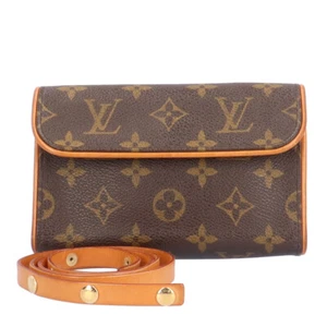 LOUIS VUITTON Schultertasche Monogram Canvas Monogram Pochette Florentine gebraucht - Bild 1 von 8