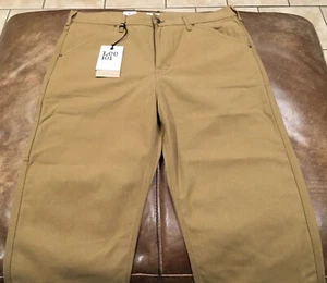 Lee 101 70’s Carpenter Tuff Duck Workwear Pants Size 36x32 Men’s NWT - Picture 1 of 6