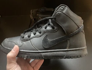 100% Authentic Nike SB Dunk High Premium Blackout Gortex Waterproof Men's Sz 10 - Picture 1 of 4