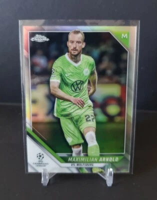 Maximilian Arnold 2021-22 Topps Chrome  UEFA Champions League  Base #151  - Image 1 of 2