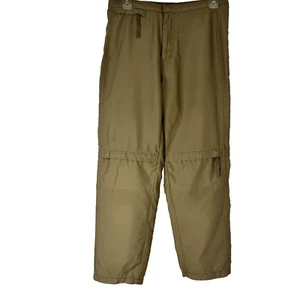 Tommy Hilfiger Olive Green Vintage Y2K Pants Zipper Pockets Women's Size 8 EUC - Picture 1 of 8