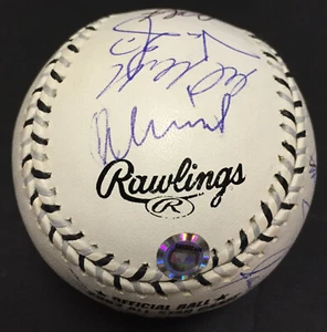 2003 All Star Game Team Signed Baseball 24 auto Ichiro Roy Halladay MLB Holo COA - Picture 1 of 9